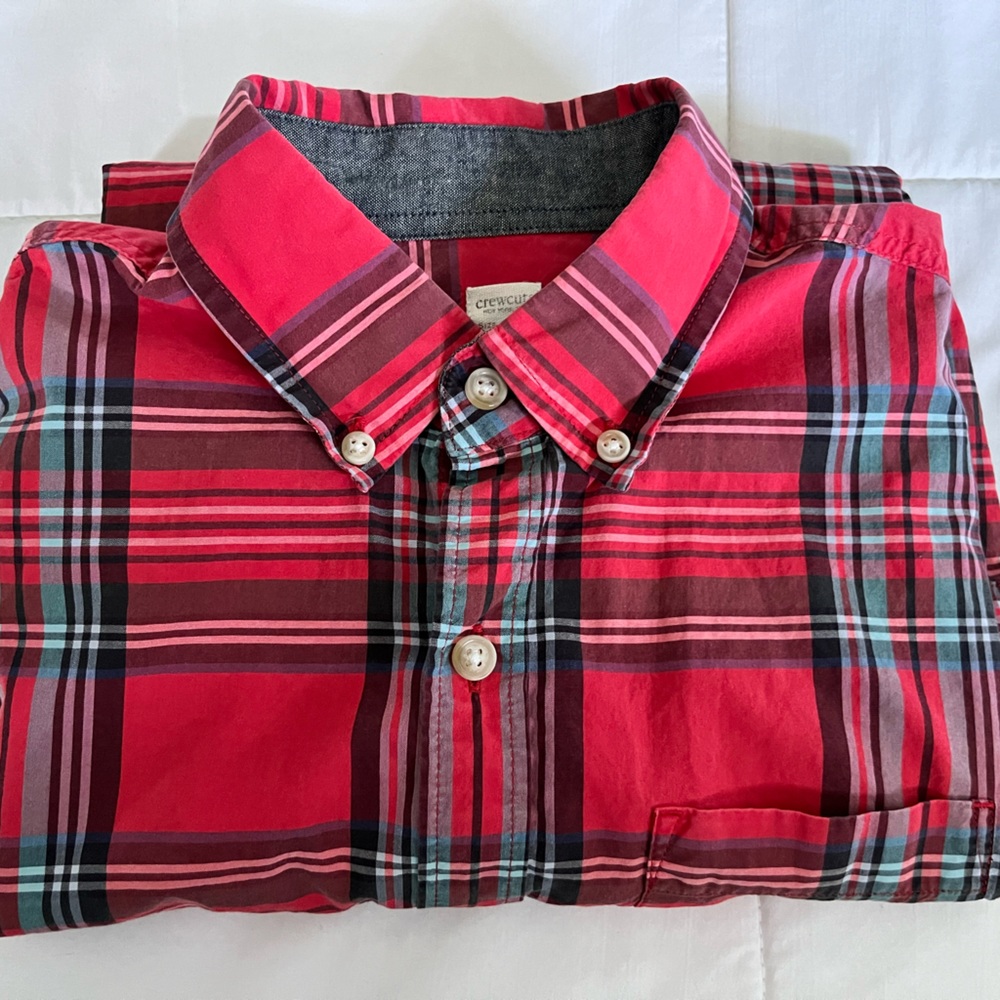 Crewcuts plaid button down